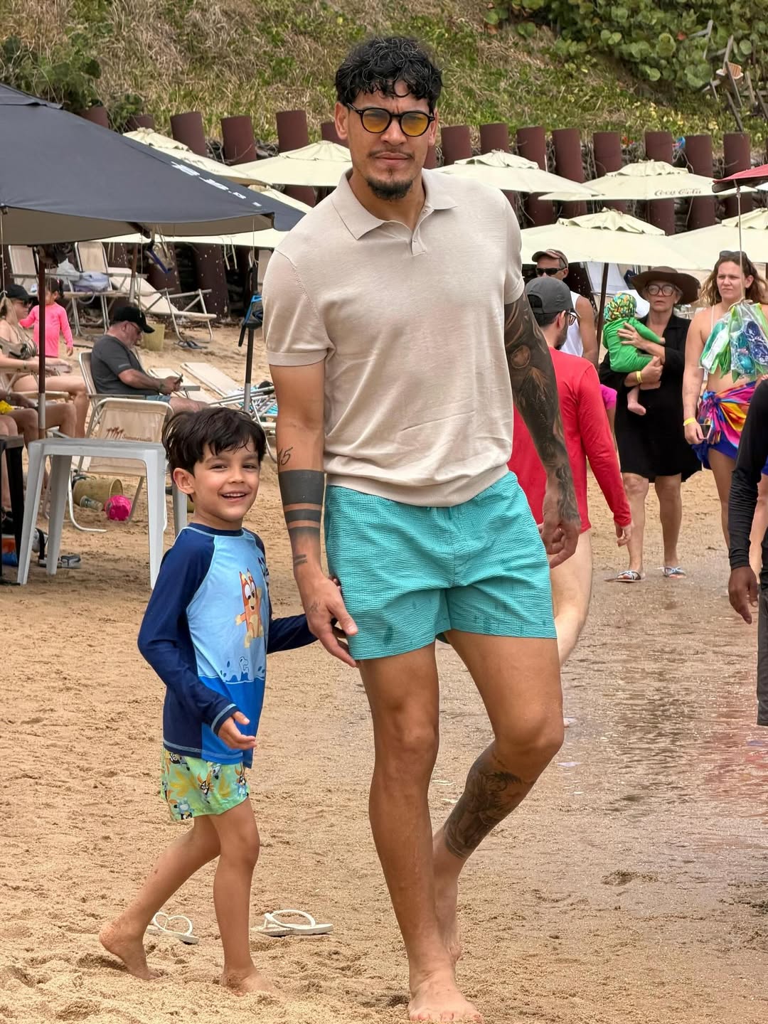 (GALERÍA) ¡Mirá cómo se relaja nuestro capitán albirrojo!