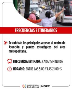 Gobierno activa plan de emergencia para garantizar el transporte público