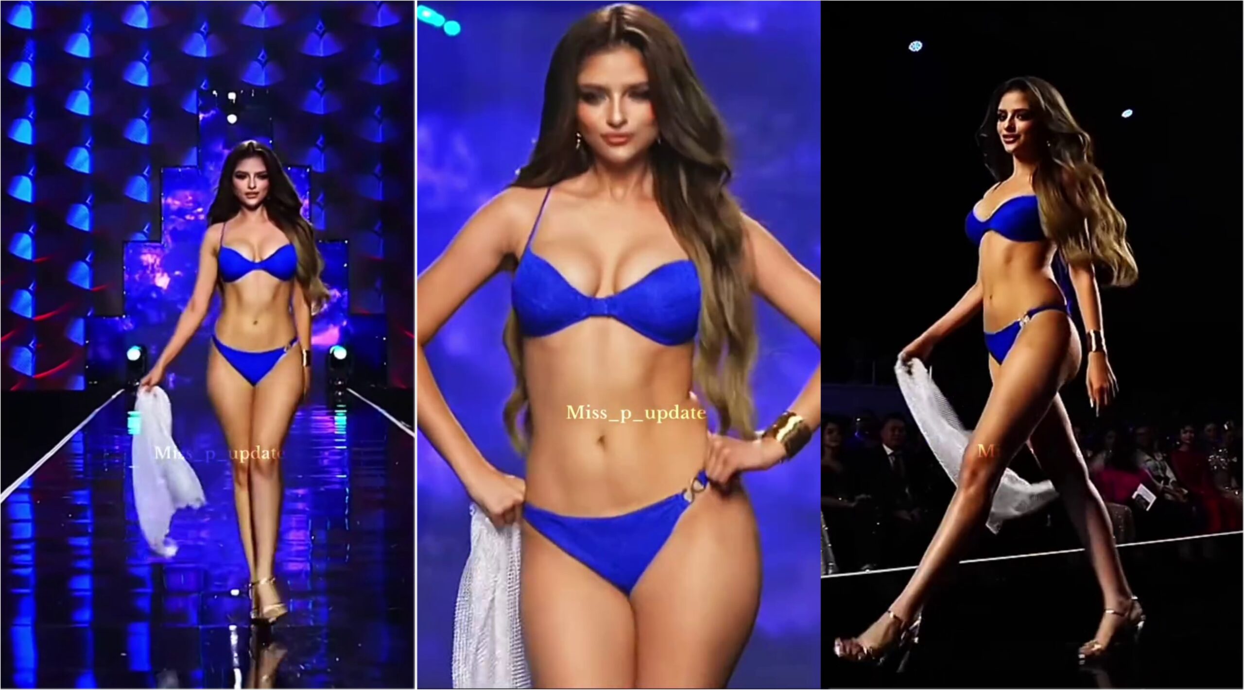 (VIDEO) ¡Ñande Miss Cosmo impactó en desfile con traje de baño!