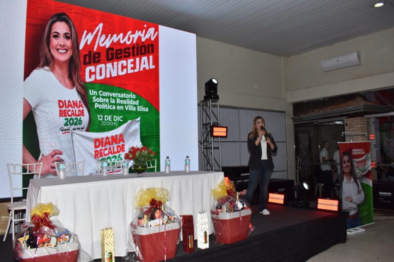 Vecinos de Villa Elisa respaldan a Diana Recalde para la Intendencia