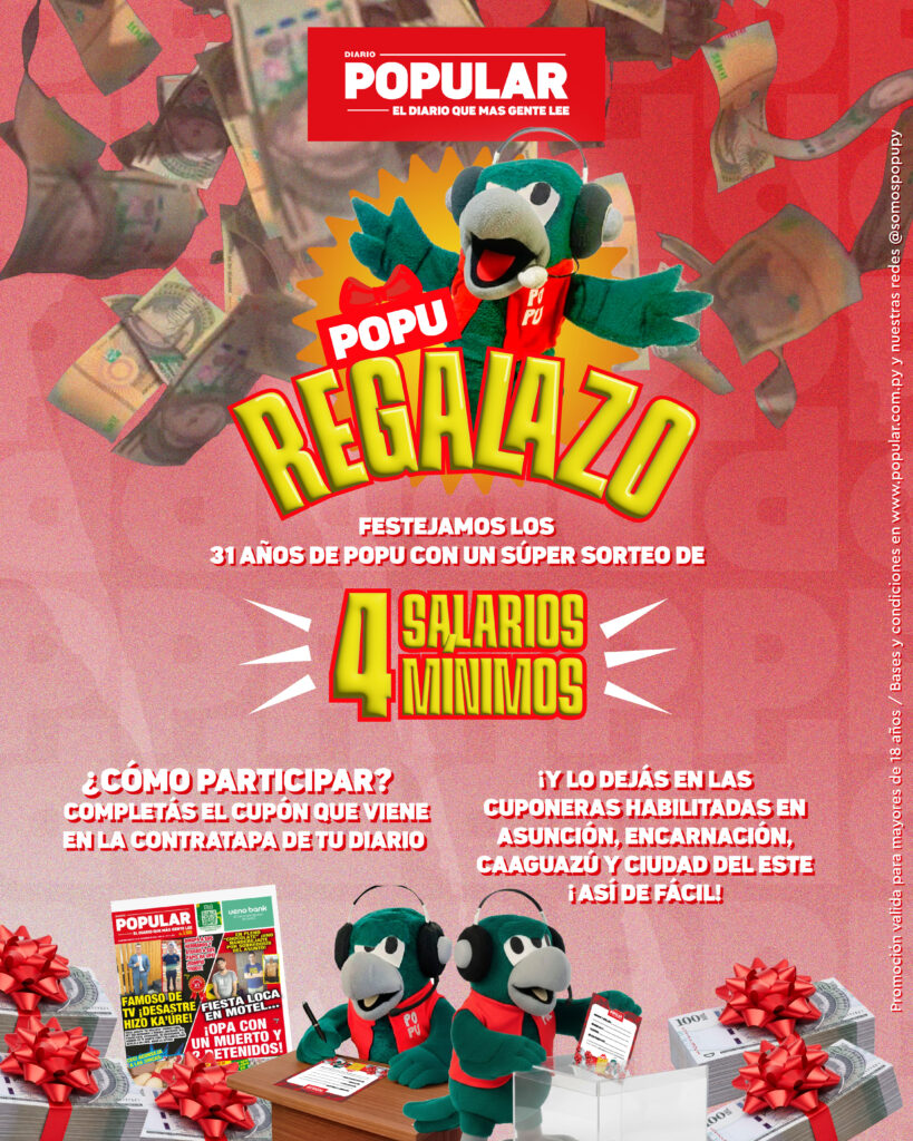¡Popu regala 4 sueldos mínimos a lectores!
