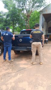 Incautan camioneta robada en Brasil