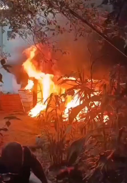 Abuelita murió calcinada al quedar atrapada en incendio de su casa