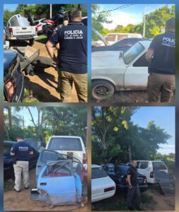 Allanan feroz desarmadero clandé