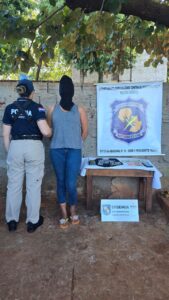 Apresan a presunta distribuidora del “purete” 