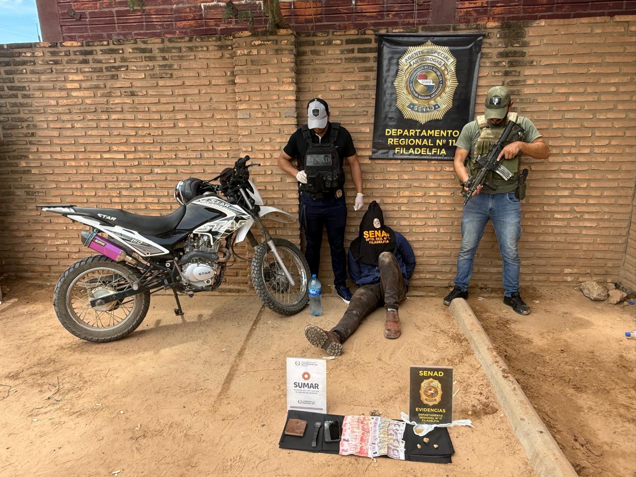 Senad detiene a delivery de drogas en Filadelfia