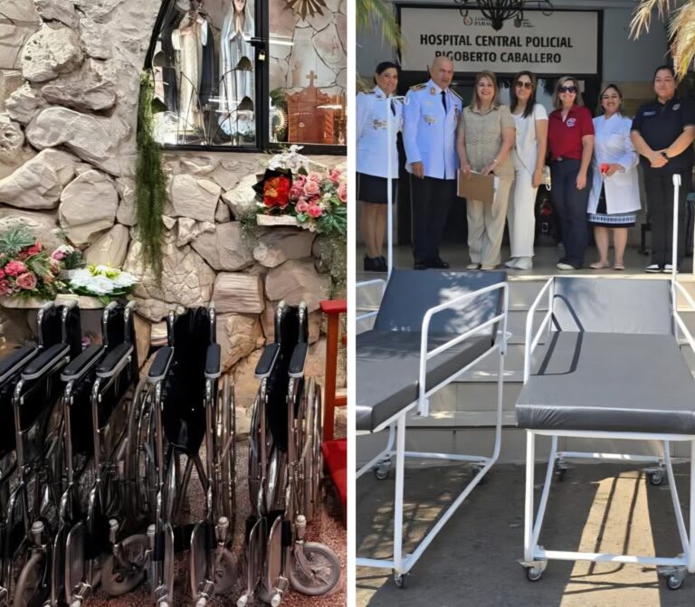 Entregan importancia equipamiento a Hospital de Policía