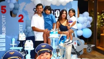 (GALERÍA) ¡Mirá cómo fue el cumple del hijo paha de Ángel Romero!