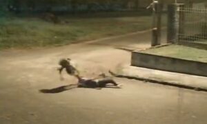 Delincuente atacó a trabajadora, la golpeó y la arrastró para robarle