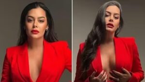 (VIDEO) ¡Larissa tuvo un “accidente” en plena sesión de fotos!