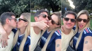 (VIDEO) ¡Carmiña Masi ya está siendo consolada por su novio!