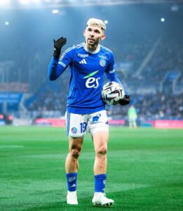 Activa participación de Enciso en el empate de Racing Estrasburgo