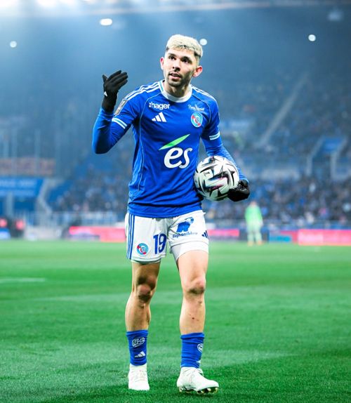 Activa participación de Enciso en el empate de Racing Estrasburgo