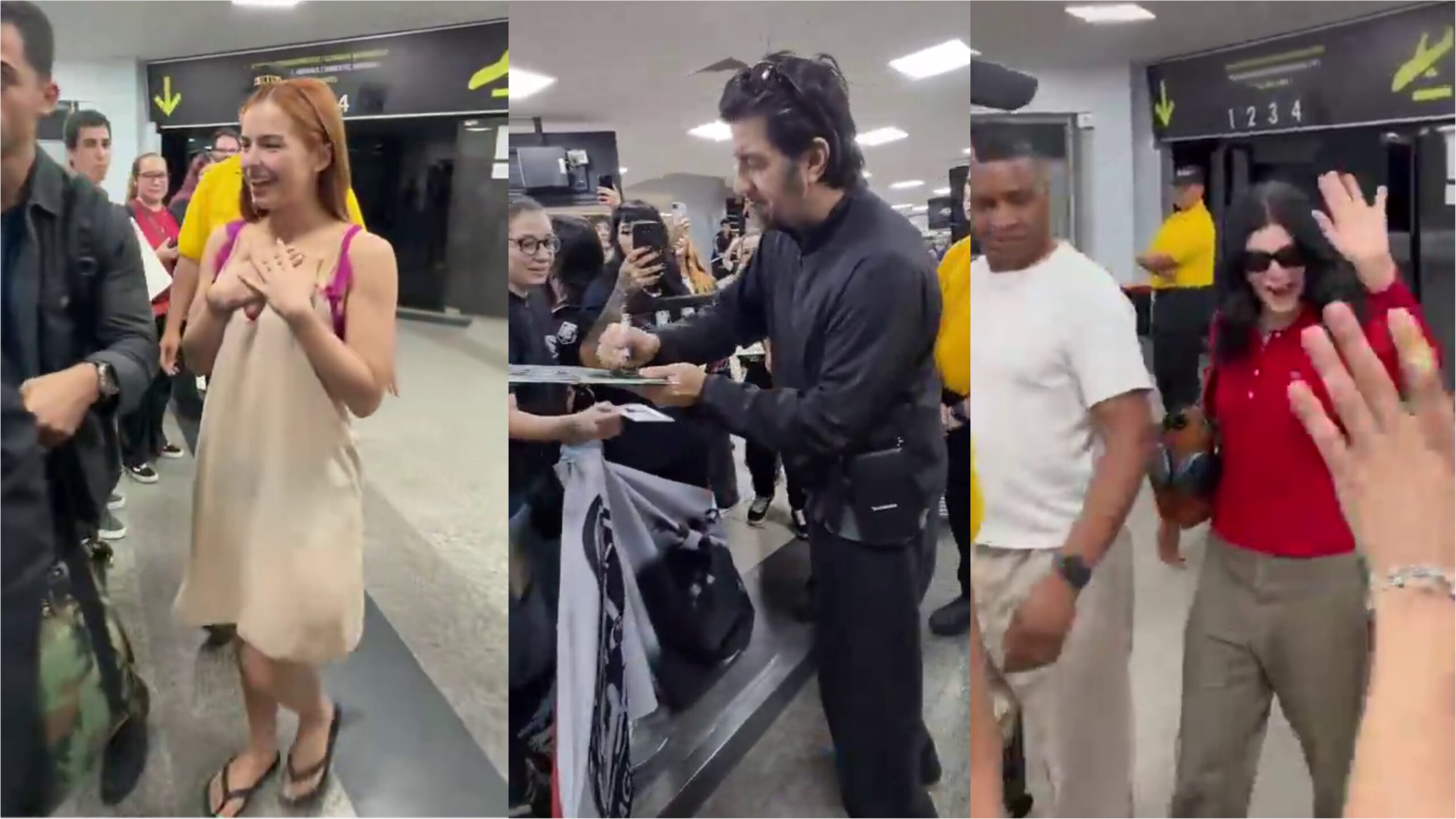 (VIDEO) ¡Así fue la llegada de los artistas para el Asuncionico!