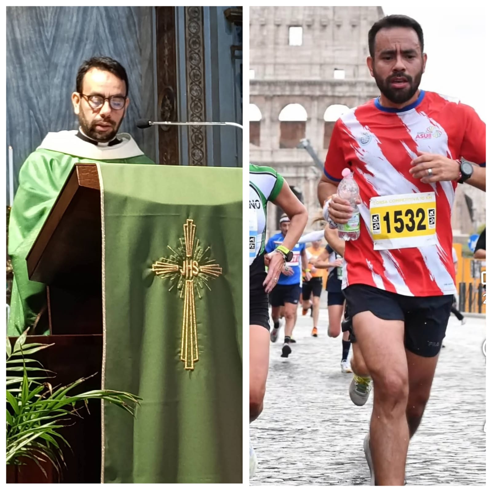 Pa’i paraguayo corrió en maratón de Roma como equipo del Papa