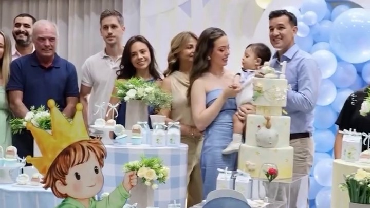 (VIDEO) El pelotero Néstor Camacho le festejó el primer cumple a su “Principito”