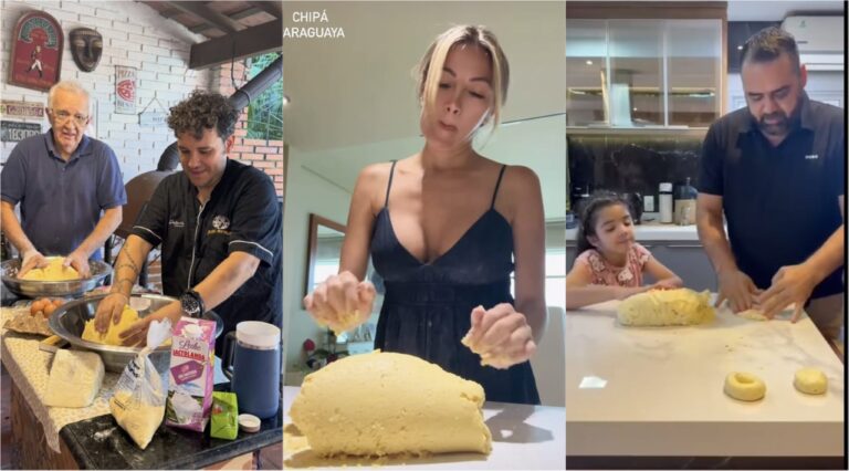 (GALERÍA) ¡Mañami! Los faranduleros con las manos en la masa de chipa