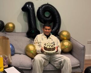 (VIDEO) ¡Mirá cómo festejó el pelotero Diego León su cumple en Londres!