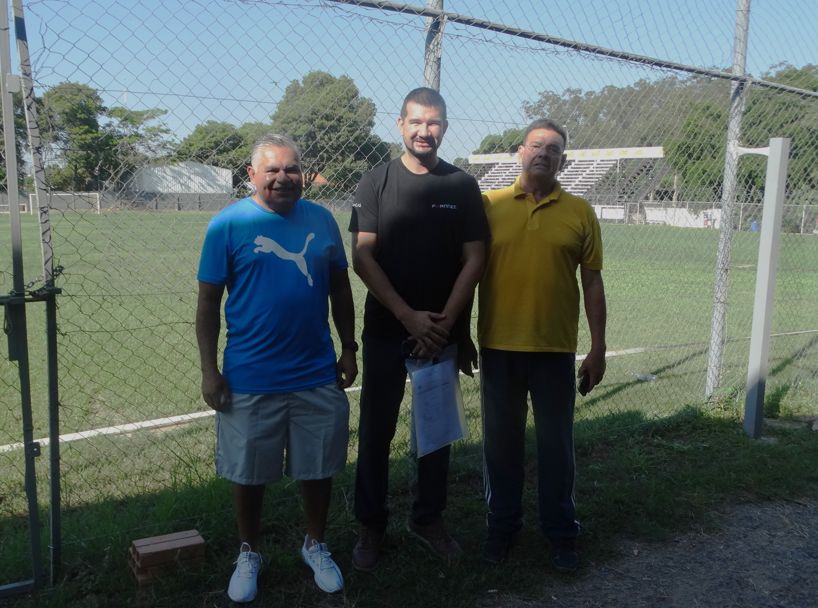 Jorge Ibarra, vicepresidente, Hugo Medina Sosa, presidente, y Ricardo Medina Jara, vicepresidente y coordinador deportivo del "12"