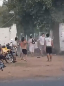 ¡Se armó la podrida tras el lanzamiento de un petardo!