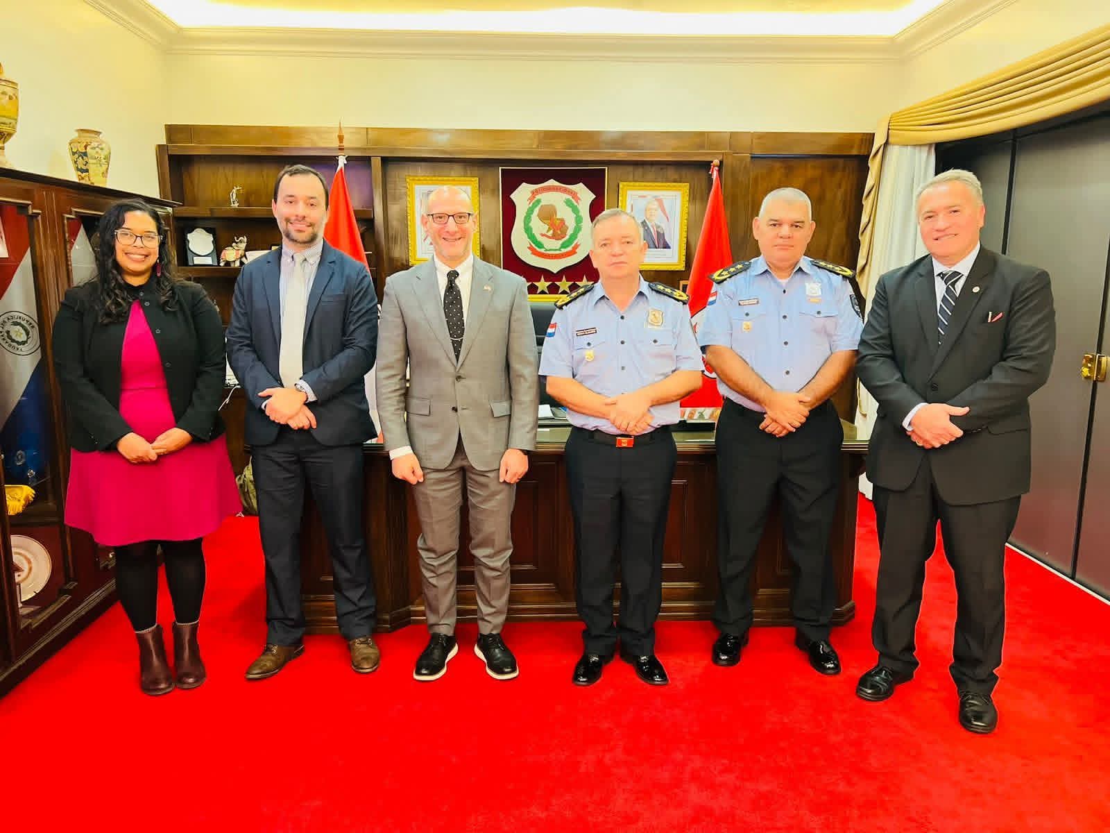 Policía Nacional y EE.UU. fortalecen cooperación bilateral