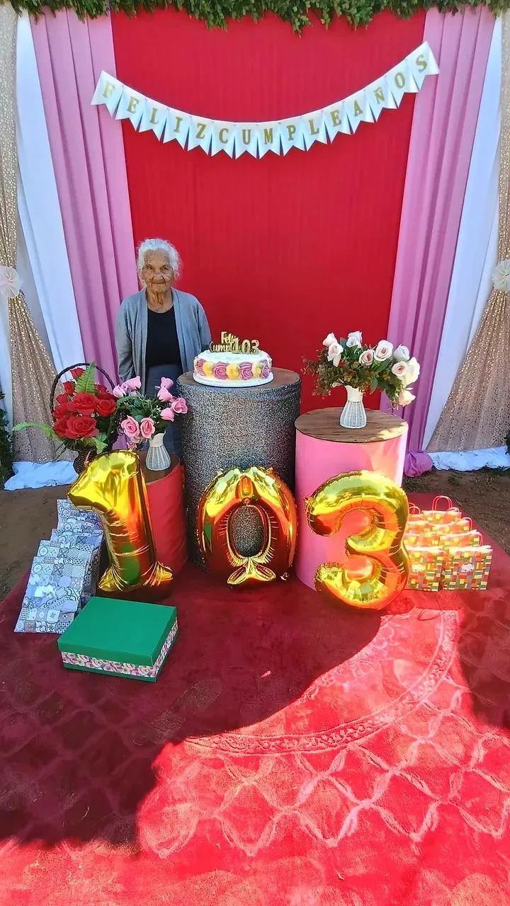 ¡Doñita omboty 103 pirulos!