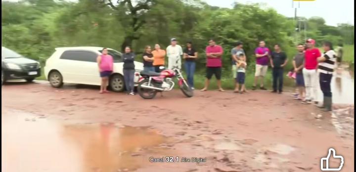 Vecinos opyta aislados por tape vai en Capiatá