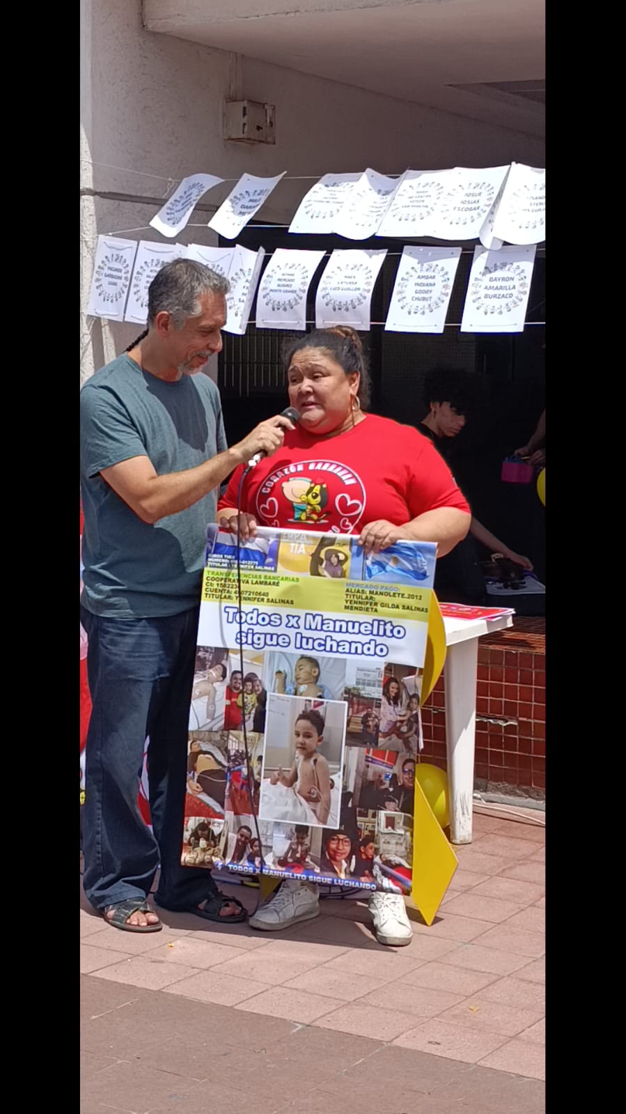 Realizan colecta solidaria para Manuelito