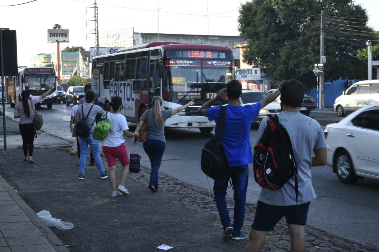 Avisan que oikota control mbarete a reguladas de buses con GPS ha oikota sanciones