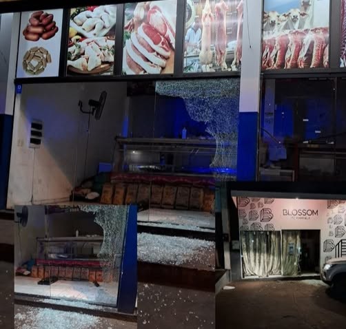 ¡Bandidos “vaciaron” carnicería para festejar el día del trabajador!