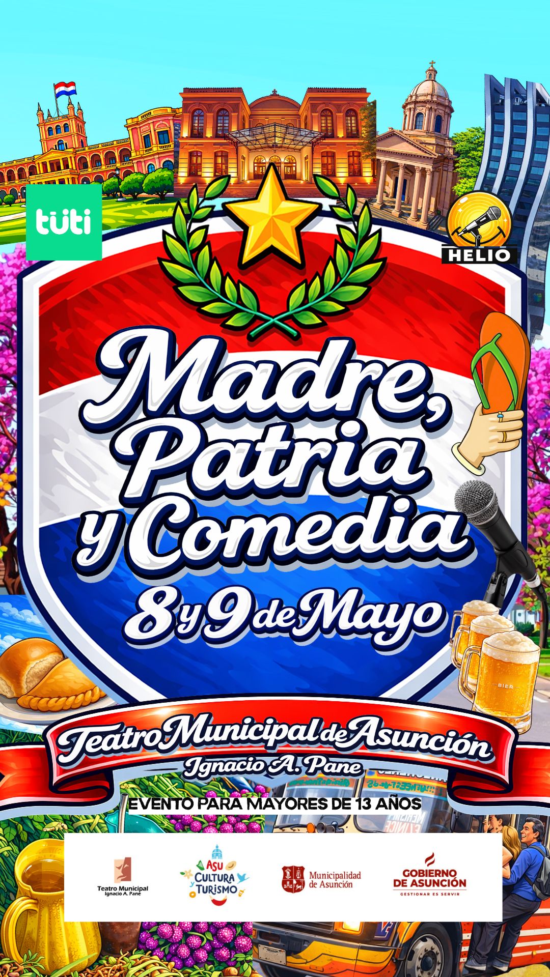 ¡Imperdible: Madre, Patria y Comedia!