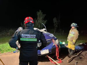 Tragedia rutera, vuelco de vehículo dejó dos finados