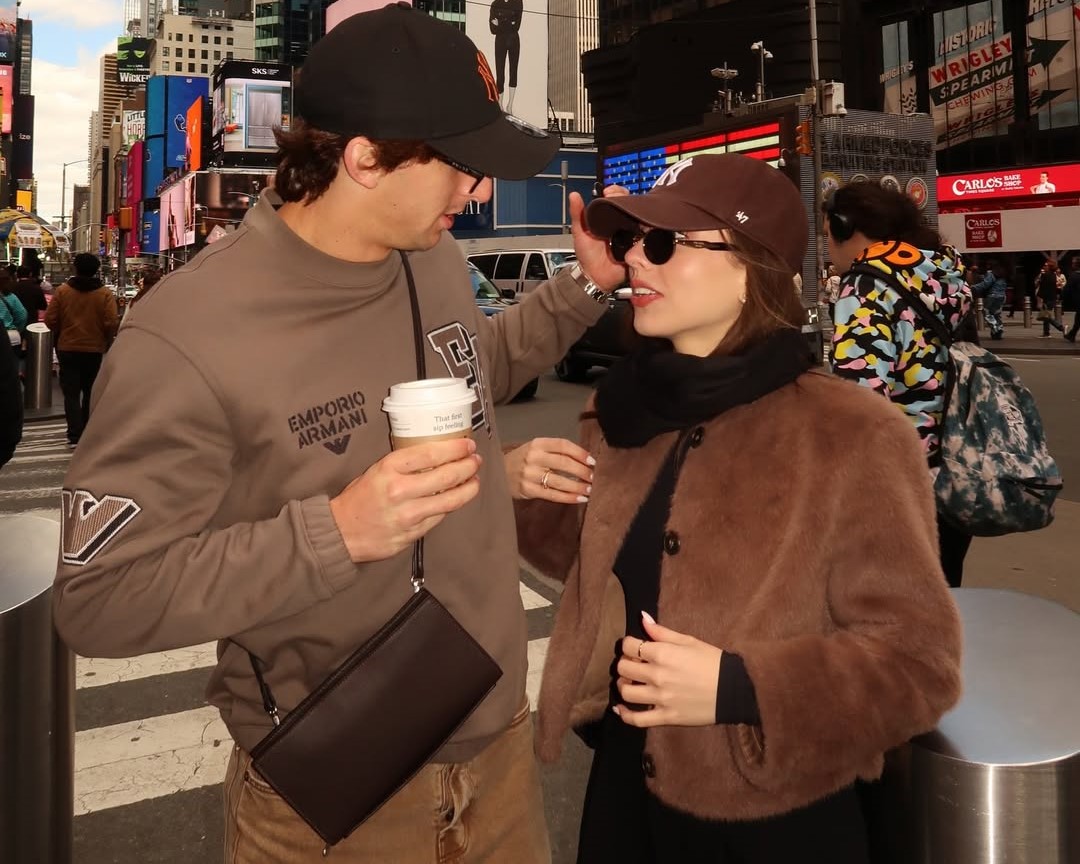(GALERÍA) ¡Matías Galarza apareció por Nueva York con carterita!