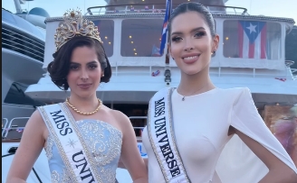 (VIDEO) ¡Ñande Miss Paraguay se codeó con la Miss Universo!