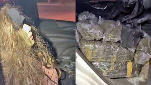 (Video) Narco llevó a su lado un maniquí para despistar control policial en ruta