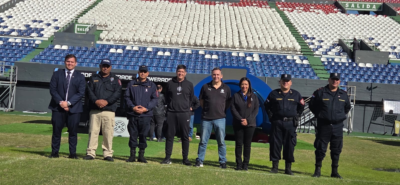 Oìta estricto control por partido de la “Sudaca”