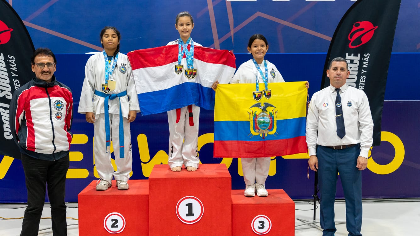 La taekwondista Ana Rafaela conquistó suelo ecuatoriano