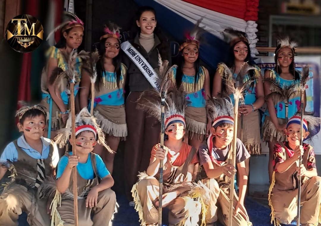 ¡Ñande Miss Universo Paraguay llevó donaciones a nativos!