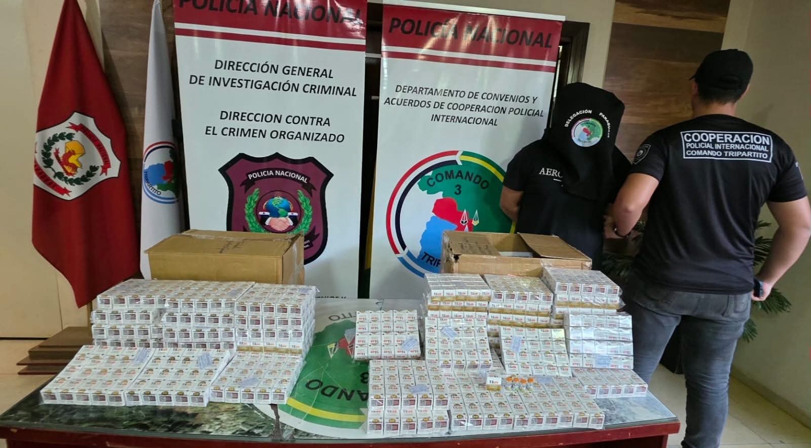 Detenido con miles de “tirze” truchas