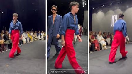 (VIDEO) ¡Hijo de Marc Anthony debutó como modelo de pasarela