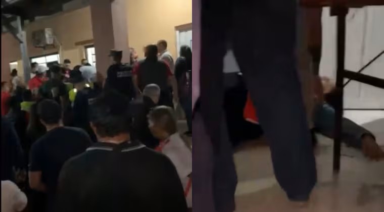 (VIDEO) ¡Sarambí en una escuela de votación de Lambaré!