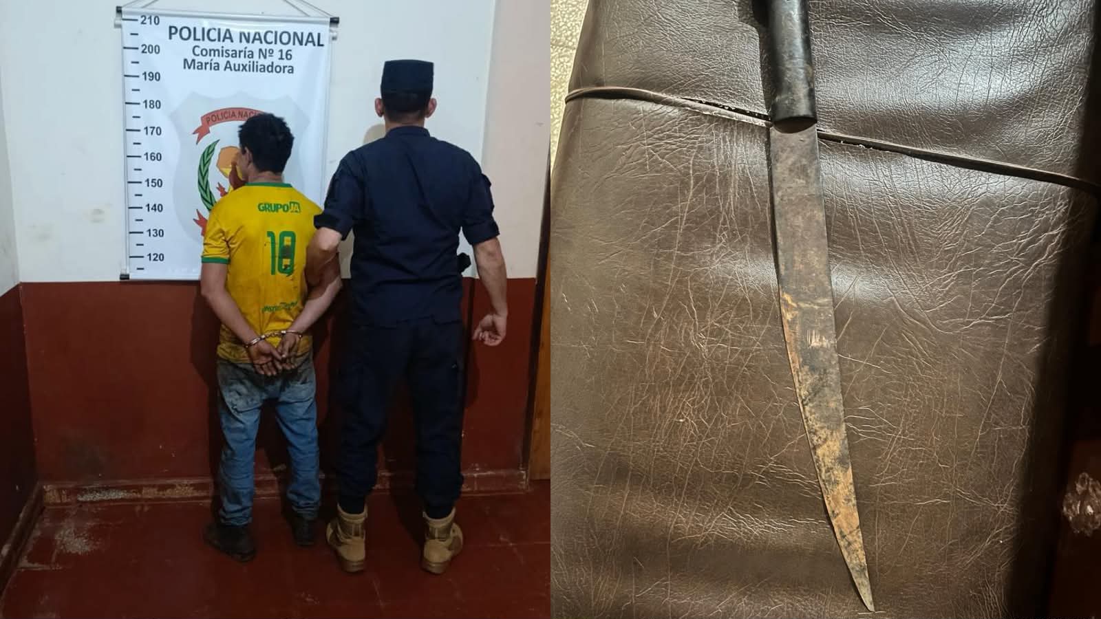 ¡Ka’úre y con machete ipópe armó sarambi en vecindario!