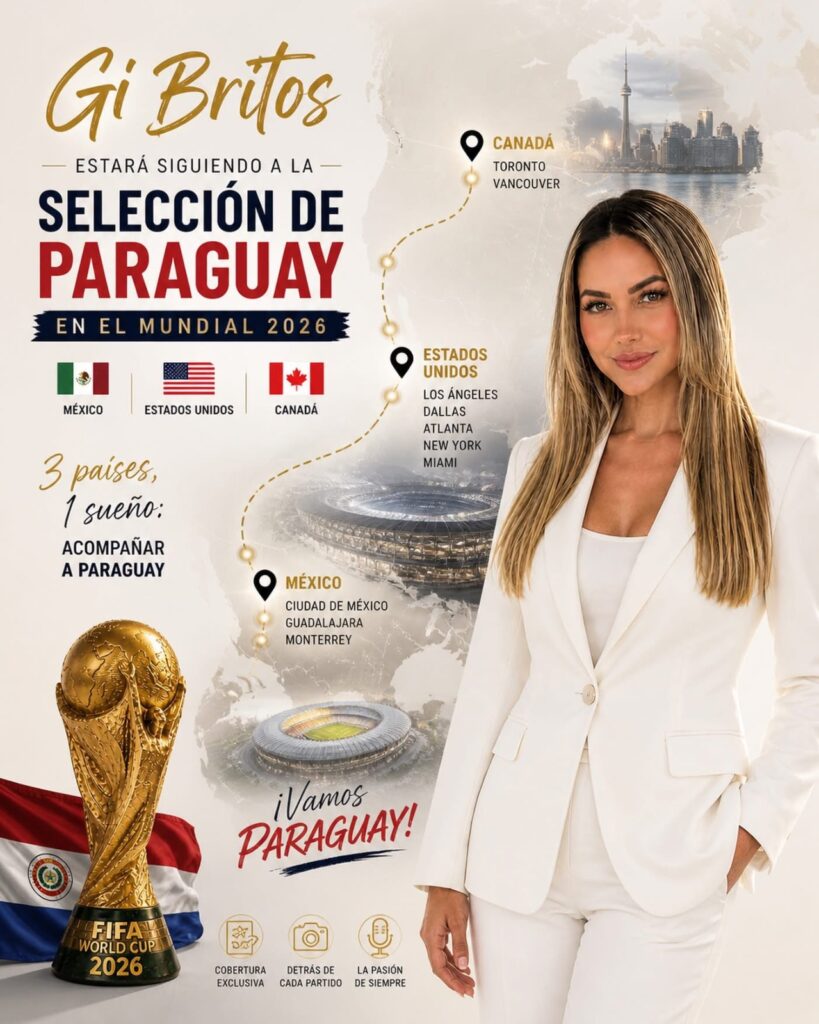 ¡Gi Britos está lista para la cobertura mundialist