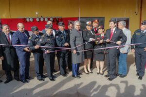 Con autobombas de Japón: Gobierno inaugura sede de Bomberos de la Policía