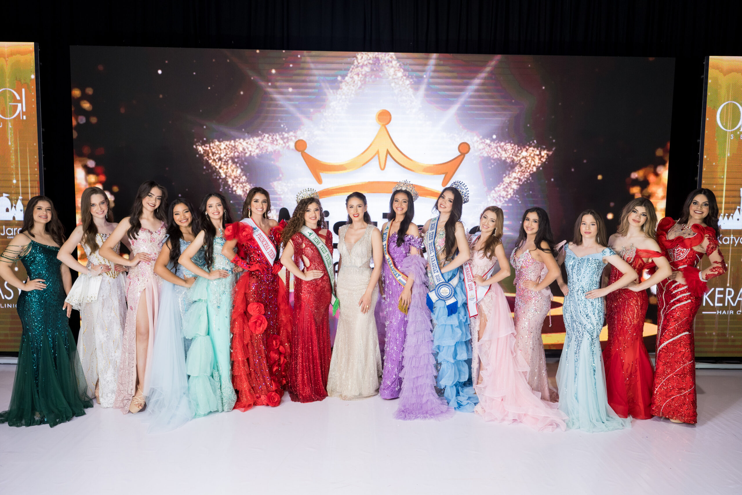 Eligieron nuevas y bellas soberanas de Miss Teen Paraguay 2026