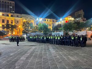 Gran despliegue policial para duelo decisivo de la Albirroja