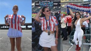 (GALERÍA) ¡Mirá quién fue la farandulera más ndirindindin ayer en el partido!