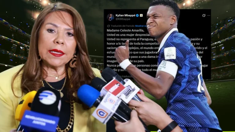 El Gobierno saltó a desmarcarse de Celeste Amarilla tras atenderle a Mbappé