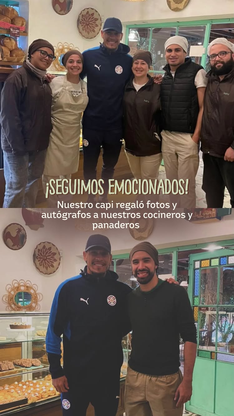 Gustavo Gómez ni bien llegó, ¡se fue a desayunar comidas típicas! Gustavo Gómez ni bien llegó, ¡se fue a desayunar comidas típicas!