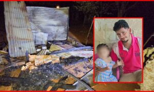 Murió el papá que atropelló una casa incendiada para rescatar a su hija